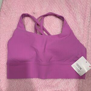 Lululemon Energy Longline Sports Bra - Ribbed